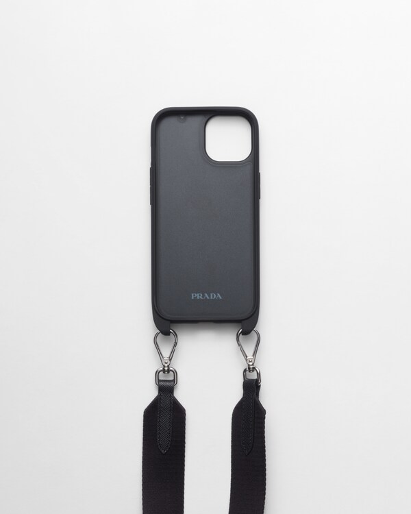 Saffiano leather cover for iPhone 15 Saffiano leather cover for iPhone 15