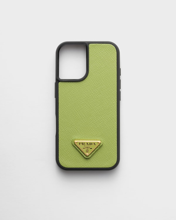 ブラック iPhone 14 Pro用カバー | PRADA
