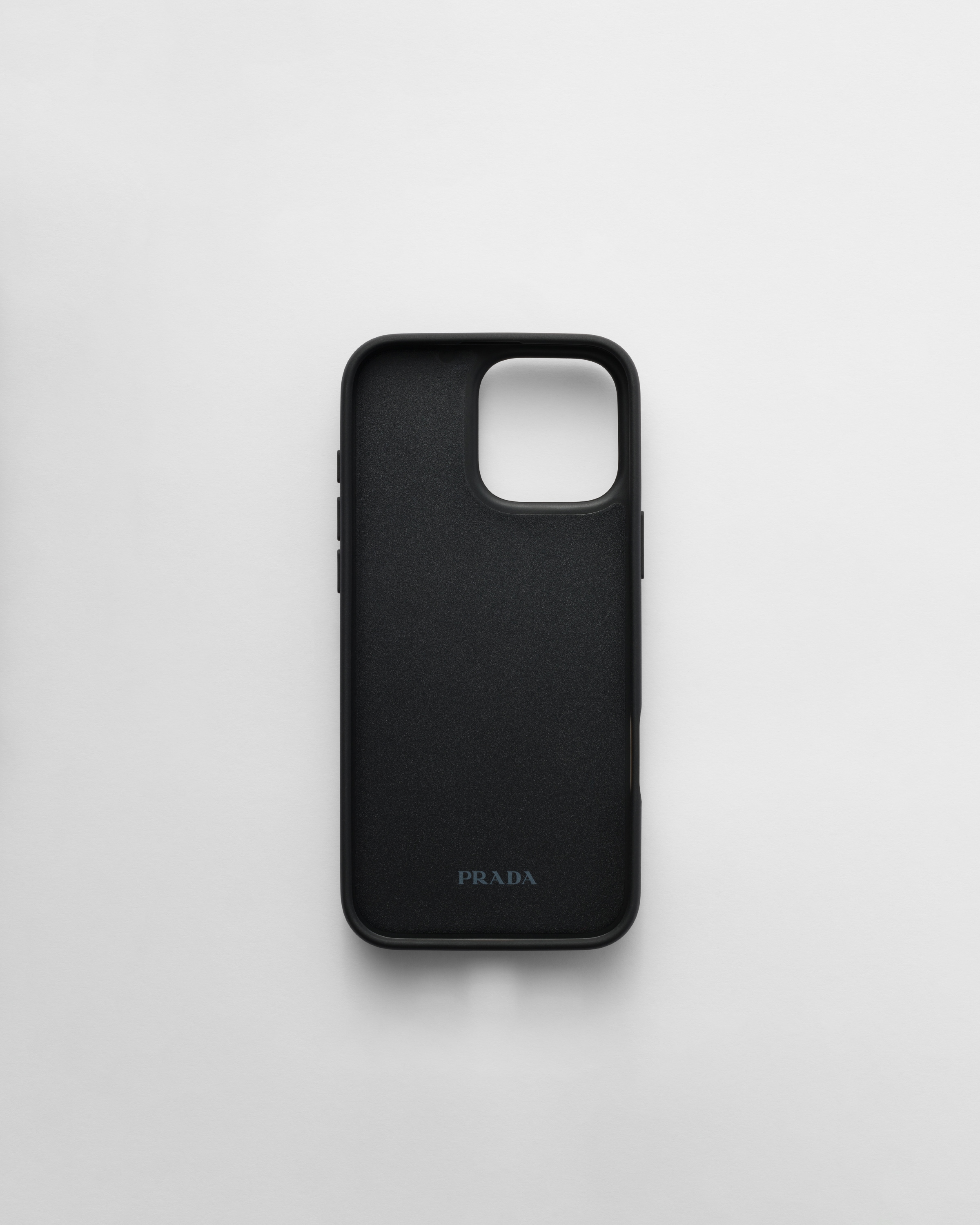 【希少】PRADA ロゴ入り iPhone 16 Pro レザー ケース 2色 PRADA iphone16 ProMax ケース メンズ サフィアーノレザー ロゴ
