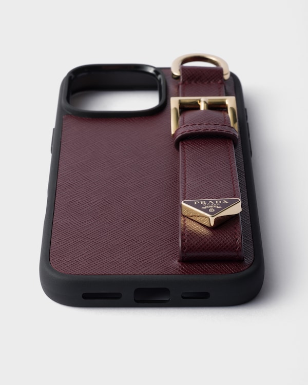 Saffiano leather case for iPhone 16 Pro Max Saffiano leather case for iPhone 16 Pro Max