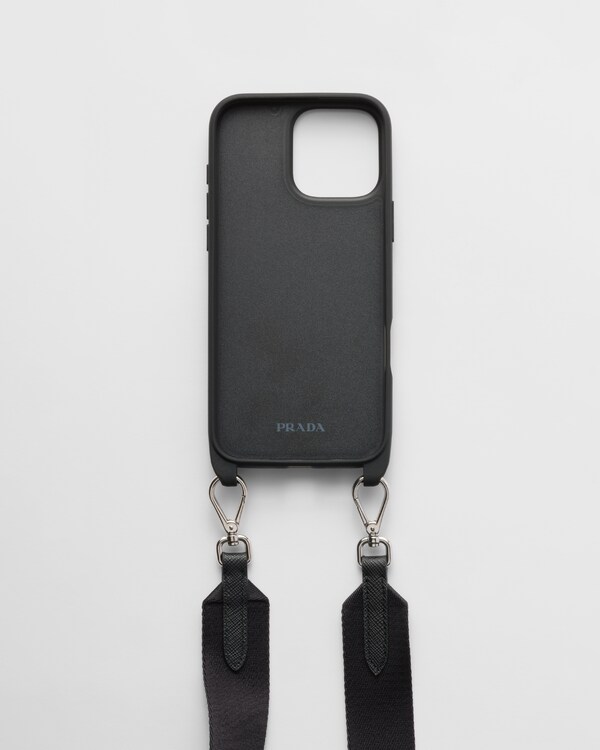 Saffiano leather case for iPhone 16 Pro Max Saffiano leather case for iPhone 16 Pro Max