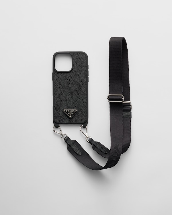 Saffiano leather case for iPhone 16 Pro Max Saffiano leather case for iPhone 16 Pro Max