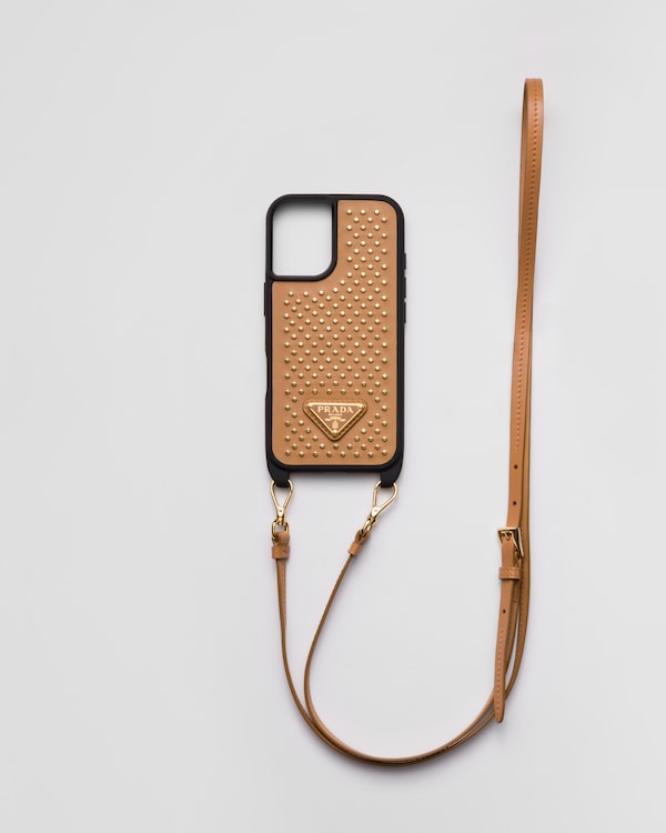【2024新春福袋】 iPhone サフィアーノトライアングル ホワイト 15用カバー PRADA | iPhoneアクセサリー