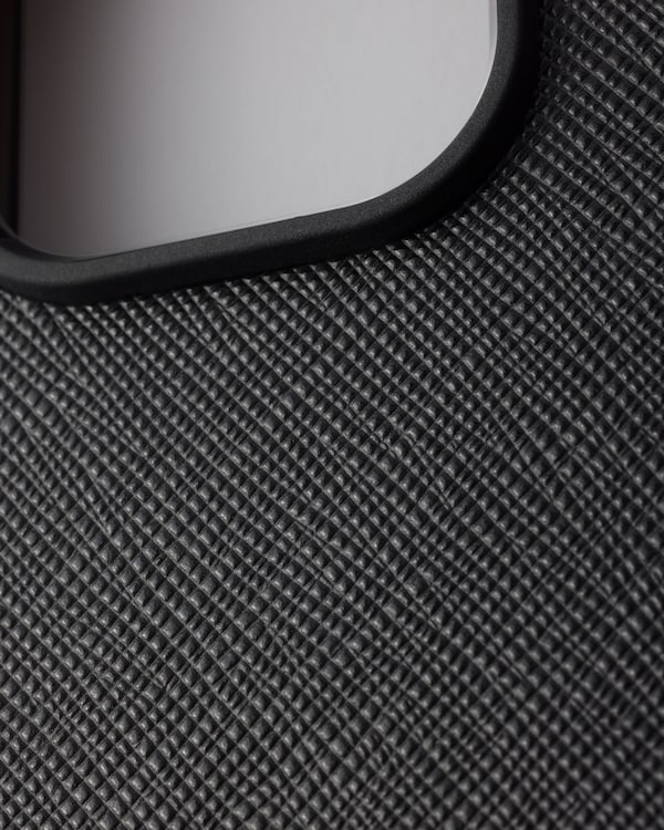 Saffiano leather case for iPhone 16 Pro Saffiano leather case for iPhone 16 Pro