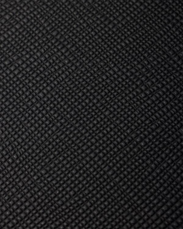 Saffiano leather case for iPhone 17 - Black Saffiano leather case for iPhone 17 - Black