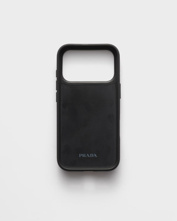 Saffiano leather case for iPhone 17 Pro Max - Peach Saffiano leather case for iPhone 17 Pro Max - Peach