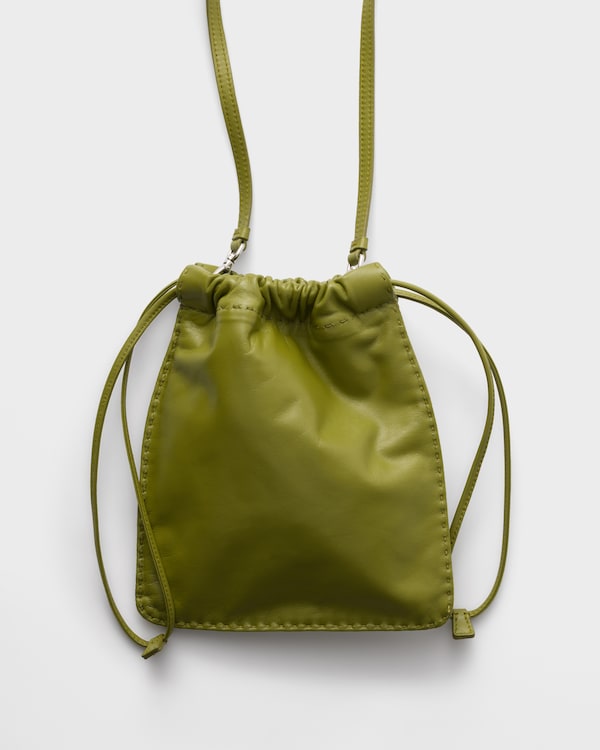 Nappa leather smartphone pouch - Ivy Green Nappa leather smartphone pouch - Ivy Green