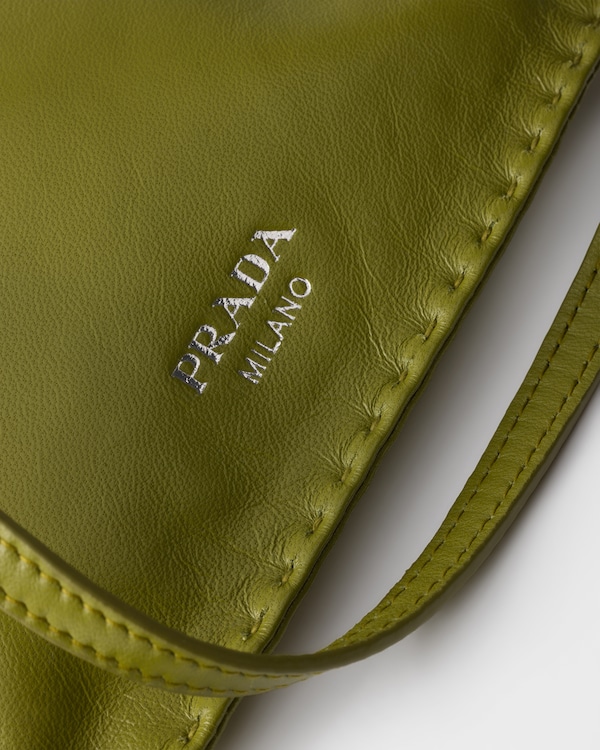 Nappa leather smartphone pouch - Ivy Green Nappa leather smartphone pouch - Ivy Green