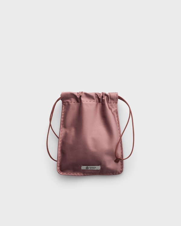 Satin smartphone pouch - Antique Satin smartphone pouch - Antique