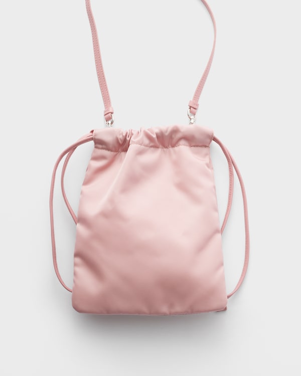 Re-Nylon smartphone pouch - Peach/Red Re-Nylon smartphone pouch - Peach/Red