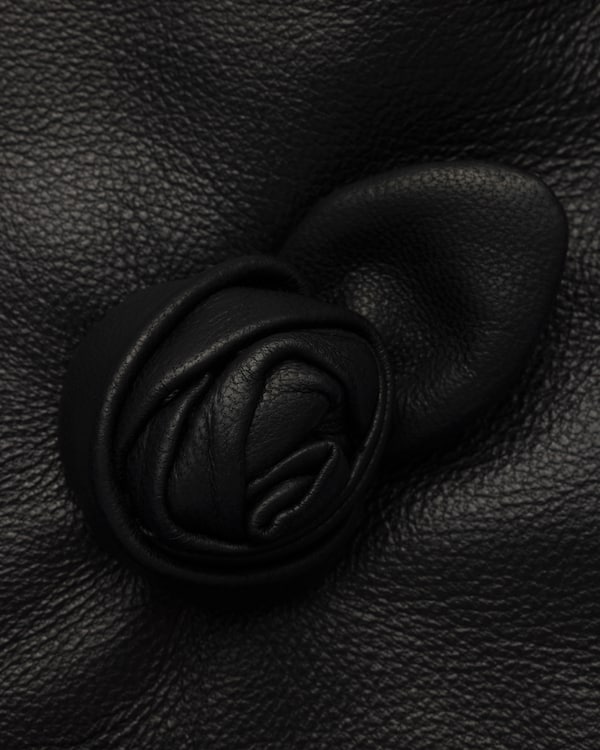 Nappa leather smartphone pouch - Negro Nappa leather smartphone pouch - Negro