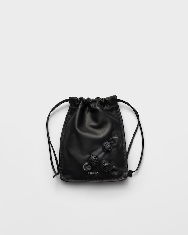 Nappa leather smartphone pouch - Negro Nappa leather smartphone pouch - Negro