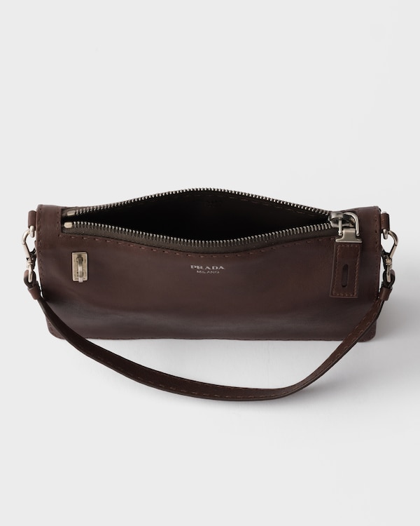 Nappa leather pouch - Sienna Nappa leather pouch - Sienna