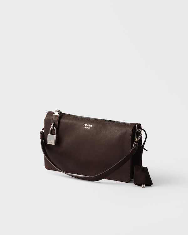 Nappa leather pouch - Sienna Nappa leather pouch - Sienna