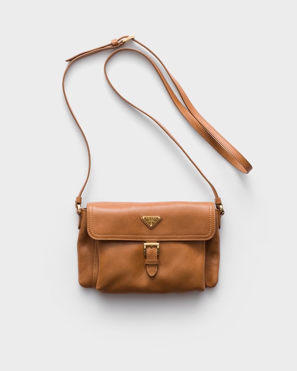 Nappa leather smartphone holder - Caramel Nappa leather smartphone holder - Caramel