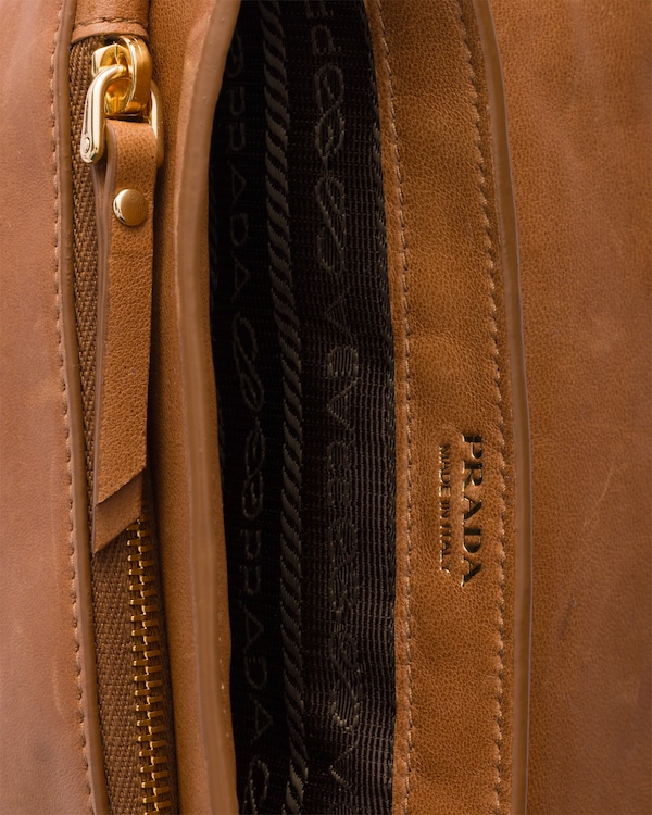 Nappa leather smartphone holder - Caramel Nappa leather smartphone holder - Caramel