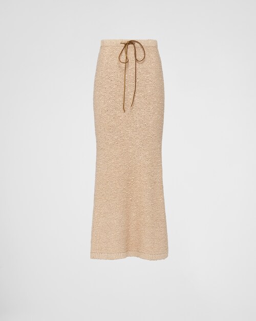 Prada Bouclé miniskirt 1
