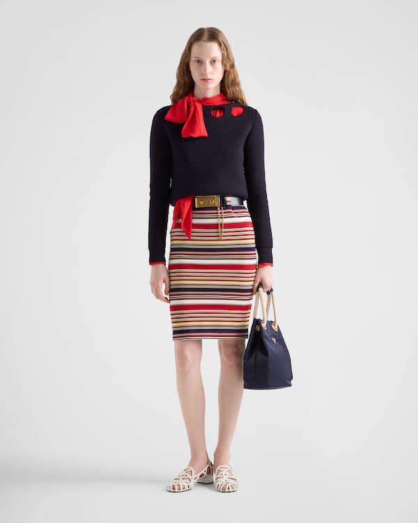 Cotton skirt - Red/Blue Cotton skirt - Red/Blue