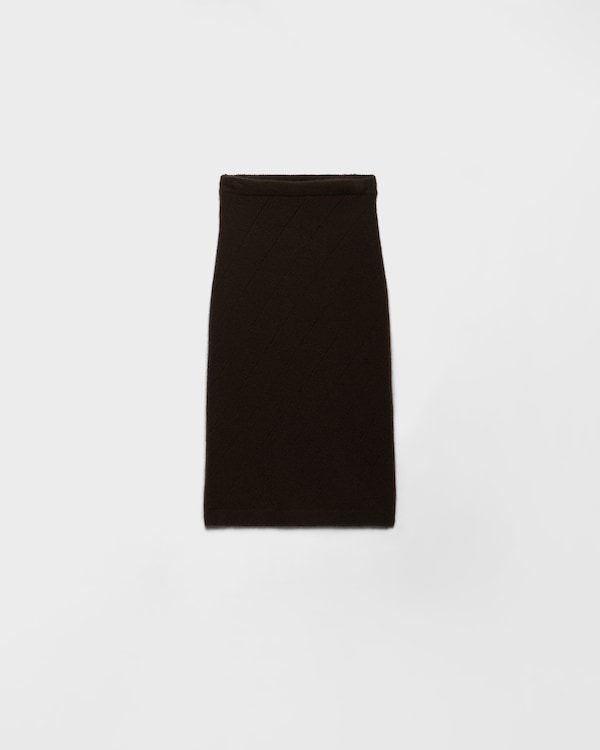 ブラック デニム ミディスカート | PRADA ブラック デニム ミディスカート | PRADA