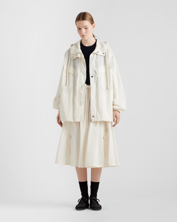 Technical pongé skirt Technical pongé skirt