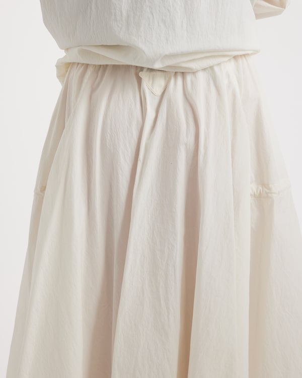 Technical pongé skirt Technical pongé skirt