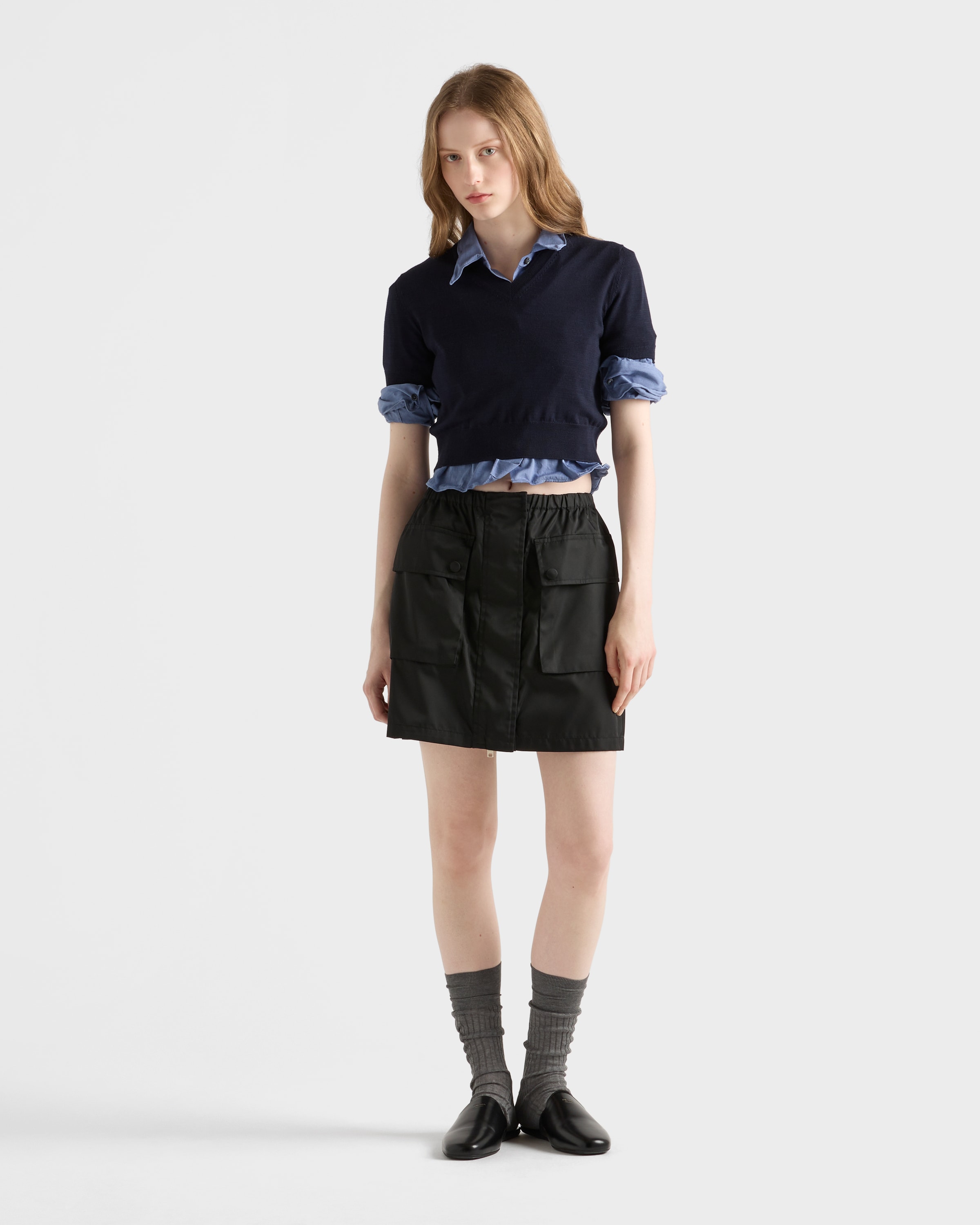 PRADA｜SKIRTS (21H969 OOO 1WQ8 F0002) Prada: Women's Skirt (Black) | DSMNY E-SHOP