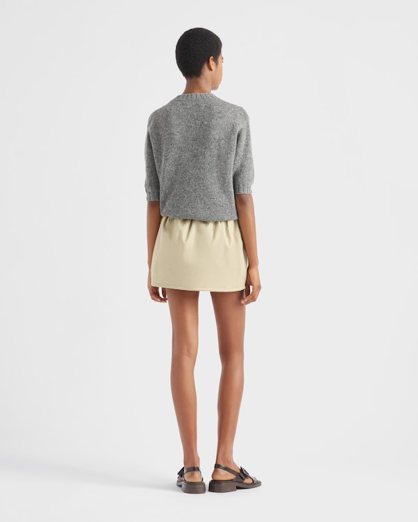 Re-Nylon miniskirt - Desert Re-Nylon miniskirt - Desert
