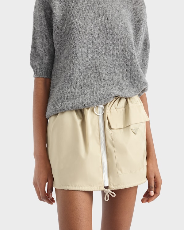 Re-Nylon miniskirt - Desert Re-Nylon miniskirt - Desert