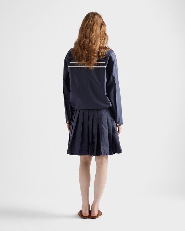 Light Re-Nylon pleated skirt - Blue Light Re-Nylon pleated skirt - Blue