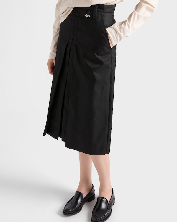 Flared Re-Nylon skirt Flared Re-Nylon skirt