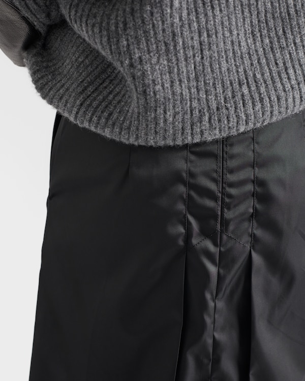 Flared Re-Nylon skirt Flared Re-Nylon skirt