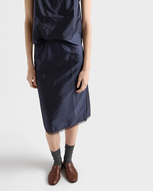 Light Re-Nylon pencil skirt - Royal Blue Light Re-Nylon pencil skirt - Royal Blue