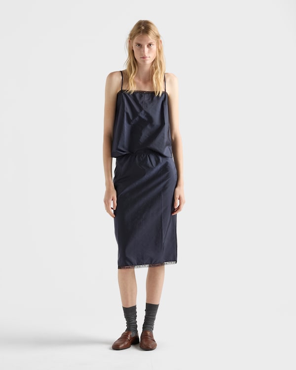 Light Re-Nylon pencil skirt - Royal Blue Light Re-Nylon pencil skirt - Royal Blue