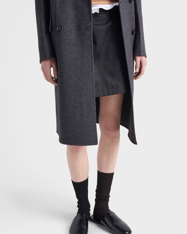 Re-Nylon miniskirt - Black Re-Nylon miniskirt - Black