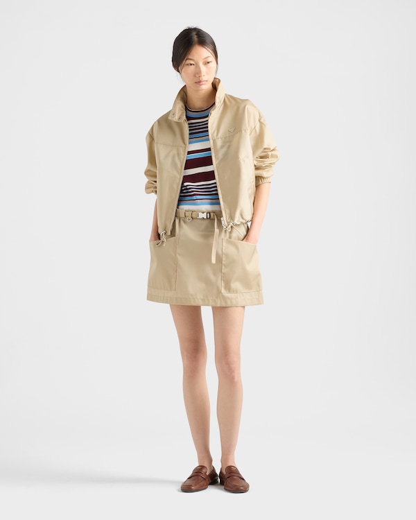 Re-Nylon miniskirt - Desert Beige Re-Nylon miniskirt - Desert Beige