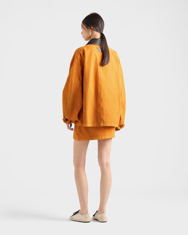 Canvas miniskirt - Orange Canvas miniskirt - Orange