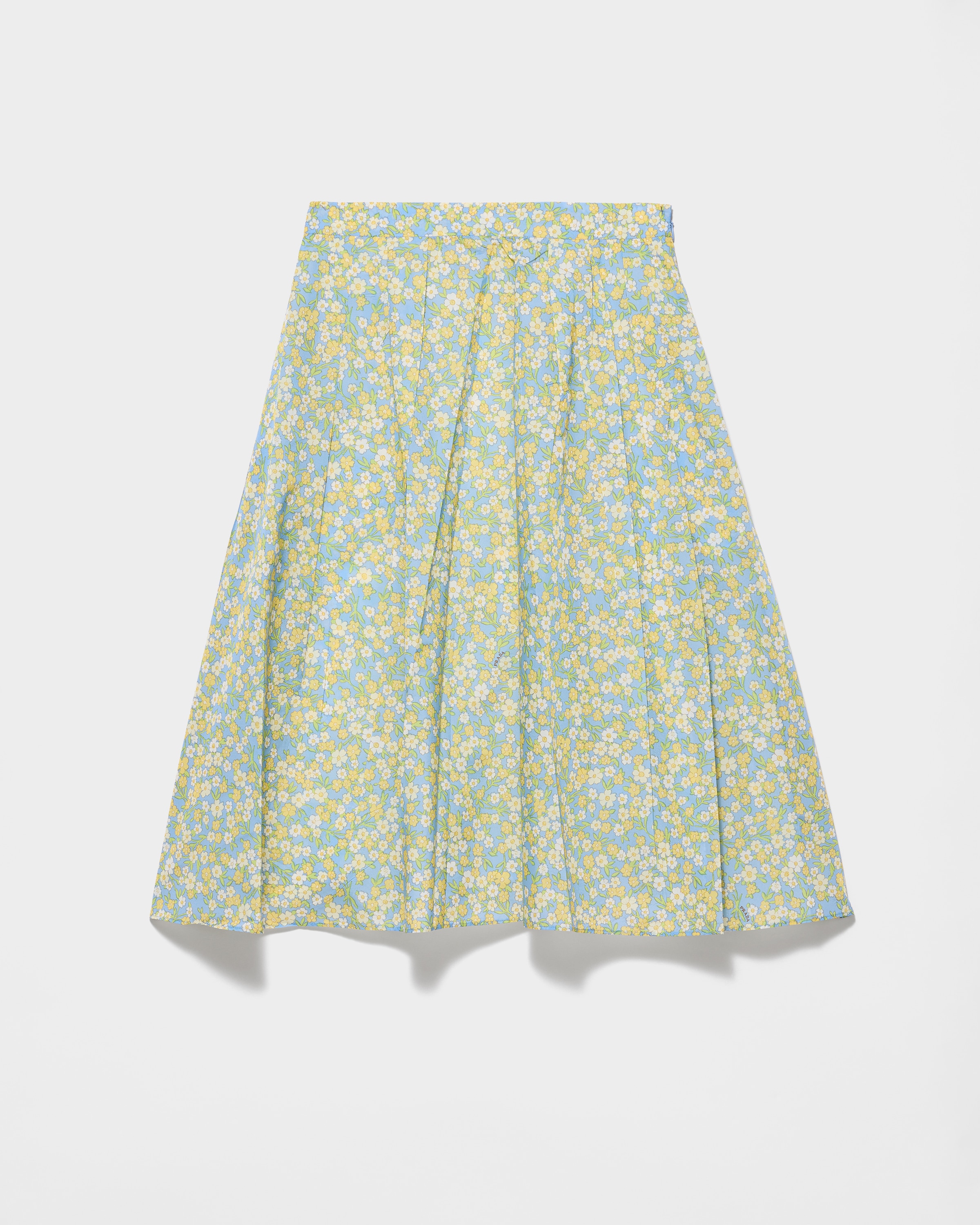 Full floral print Re-Nylon skirt