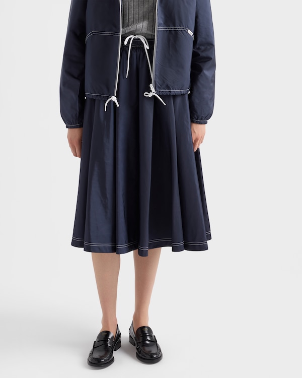 Light Re-Nylon full skirt - Blue Light Re-Nylon full skirt - Blue