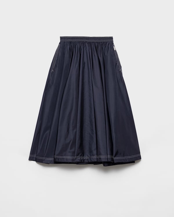 Light Re-Nylon full skirt - Blue Light Re-Nylon full skirt - Blue