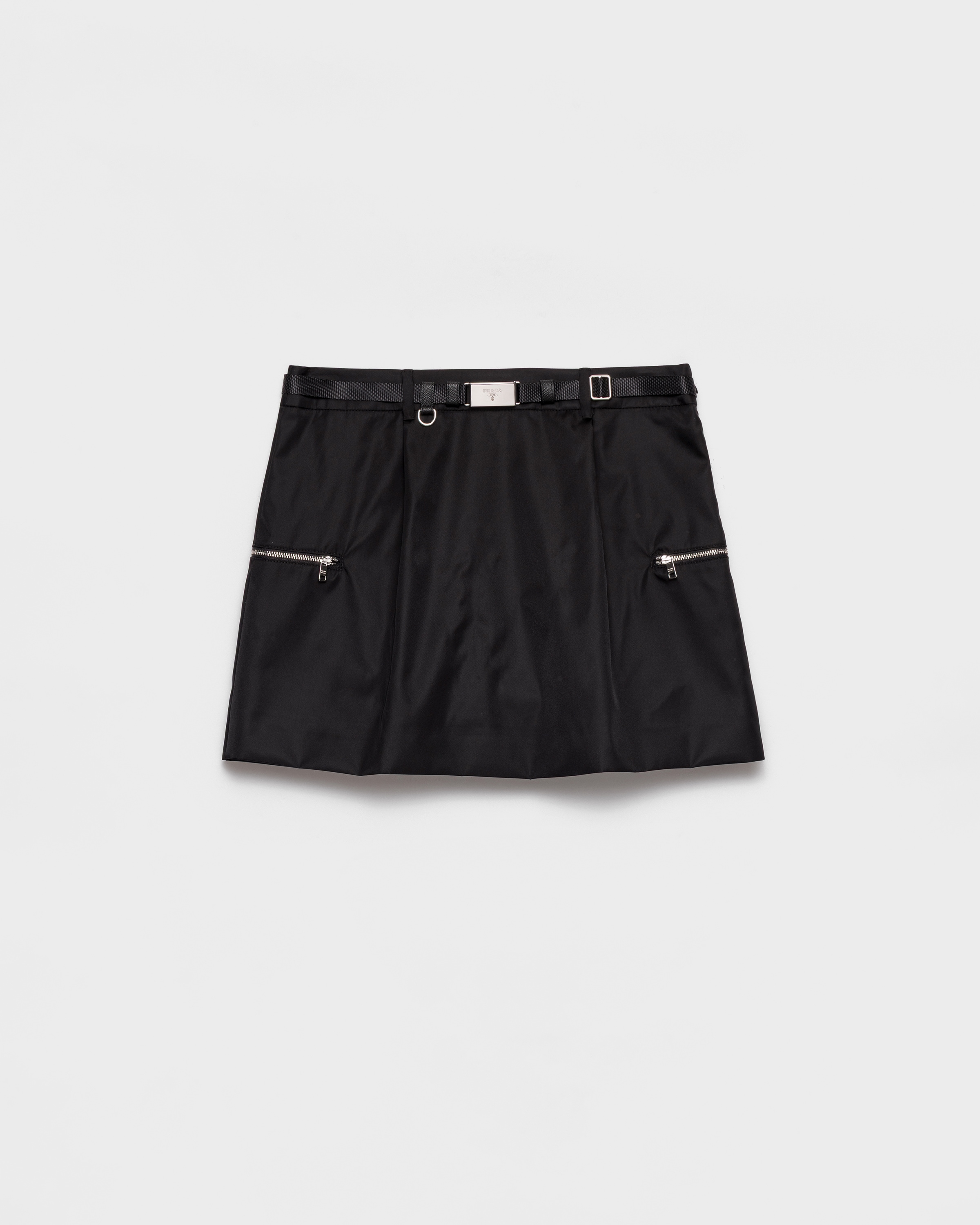 ブラック Re-nylon Skirt | PRADA - 日本