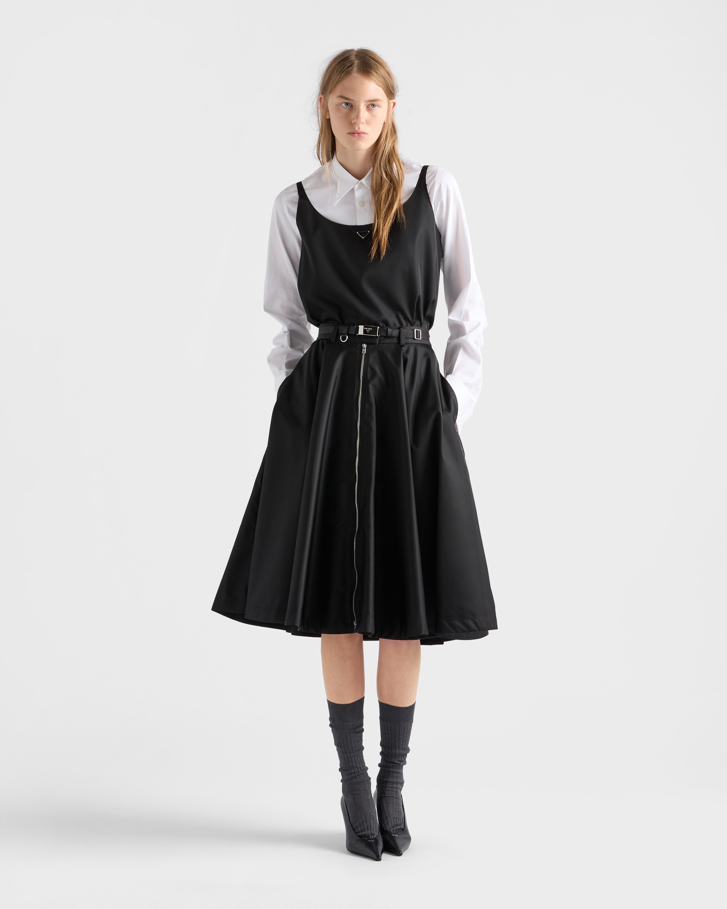 Black Re-nylon Skirt | PRADA - Canada