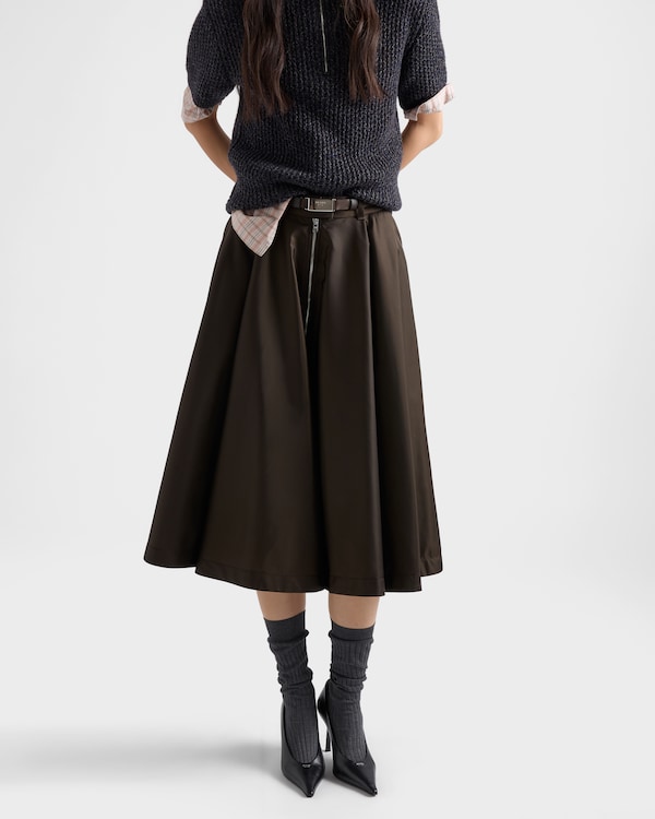 Re-Nylon skirt - Cocoa Brown Re-Nylon skirt - Cocoa Brown