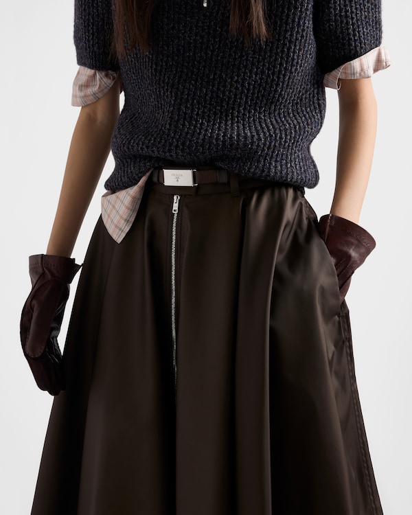 Re-Nylon skirt - Cocoa Brown Re-Nylon skirt - Cocoa Brown