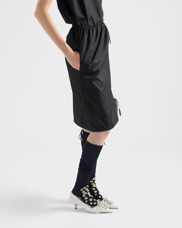 Re-Nylon pencil skirt - Black Re-Nylon pencil skirt - Black