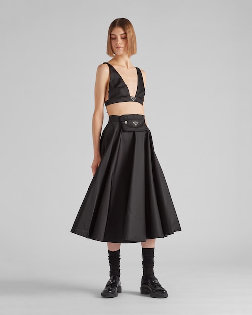 Prada Re\u002DNylon circle skirt 2