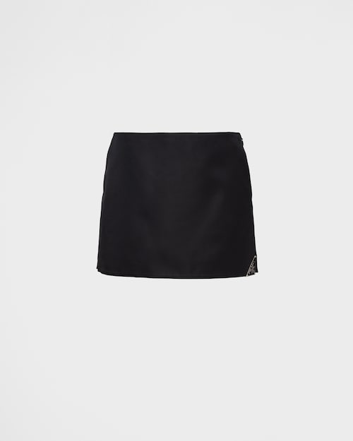 Black Re-Nylon miniskirt | Prada