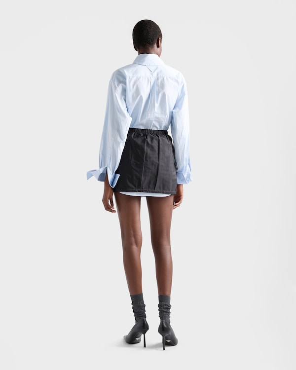 Minifalda de Re-Nylon ligero - Negro Minifalda de Re-Nylon ligero - Negro
