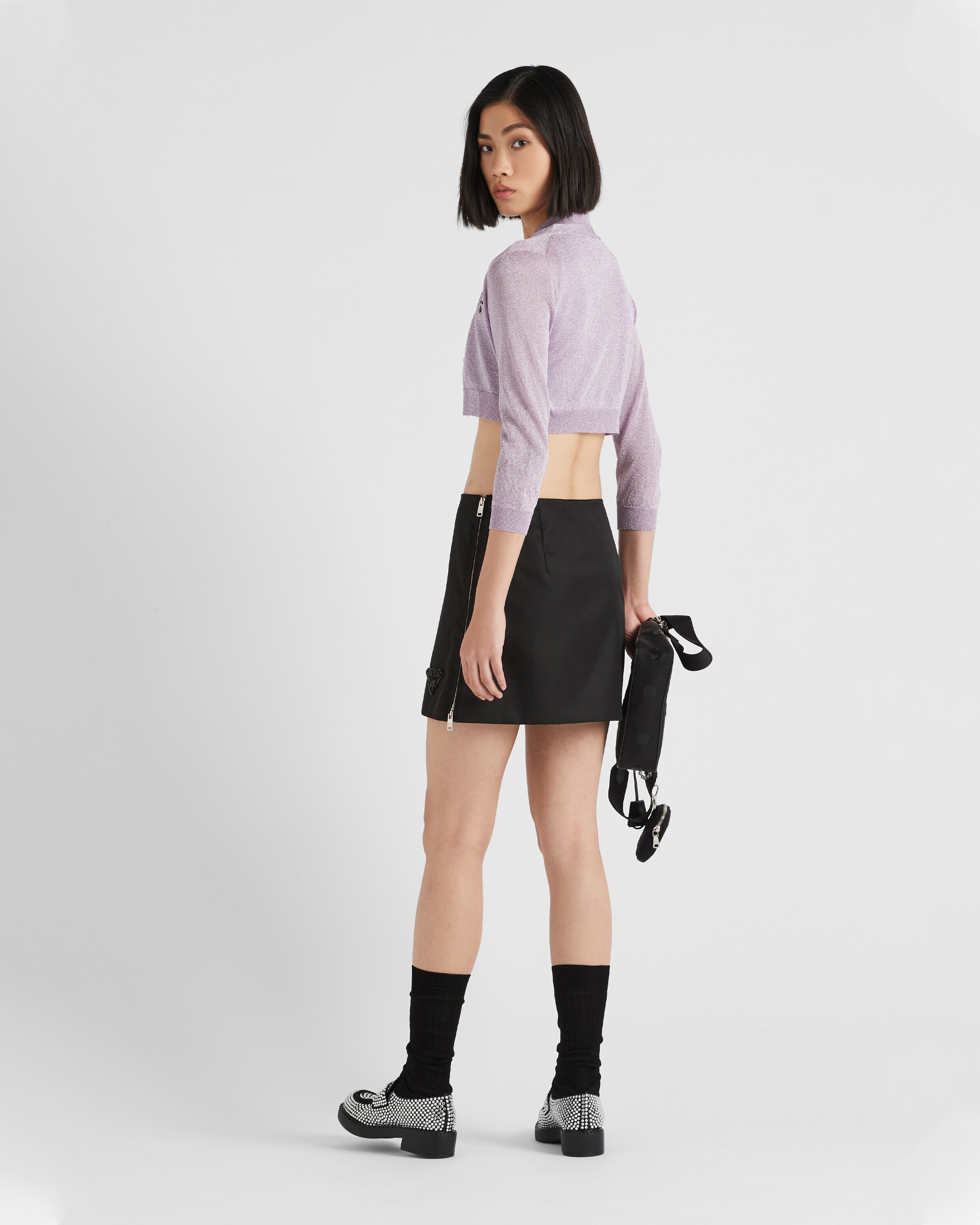 Prada re nylon on sale skirt