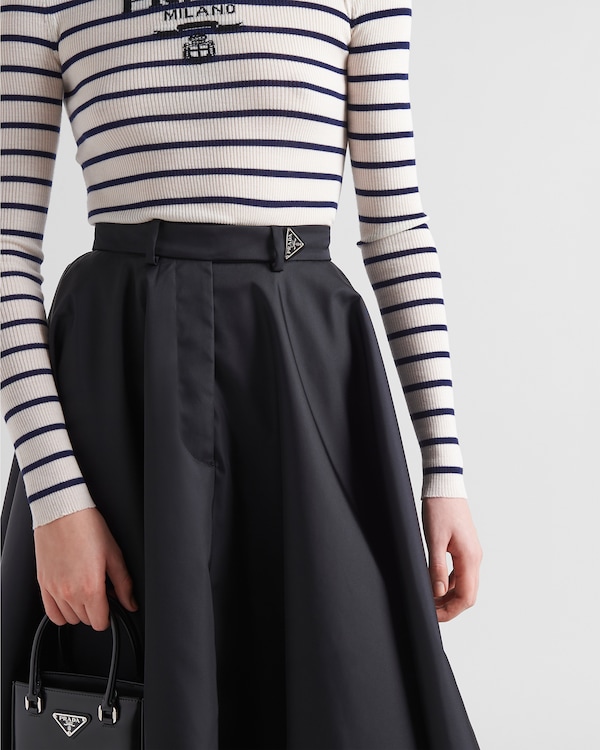 Re-Nylon pleated skirt Re-Nylon pleated skirt