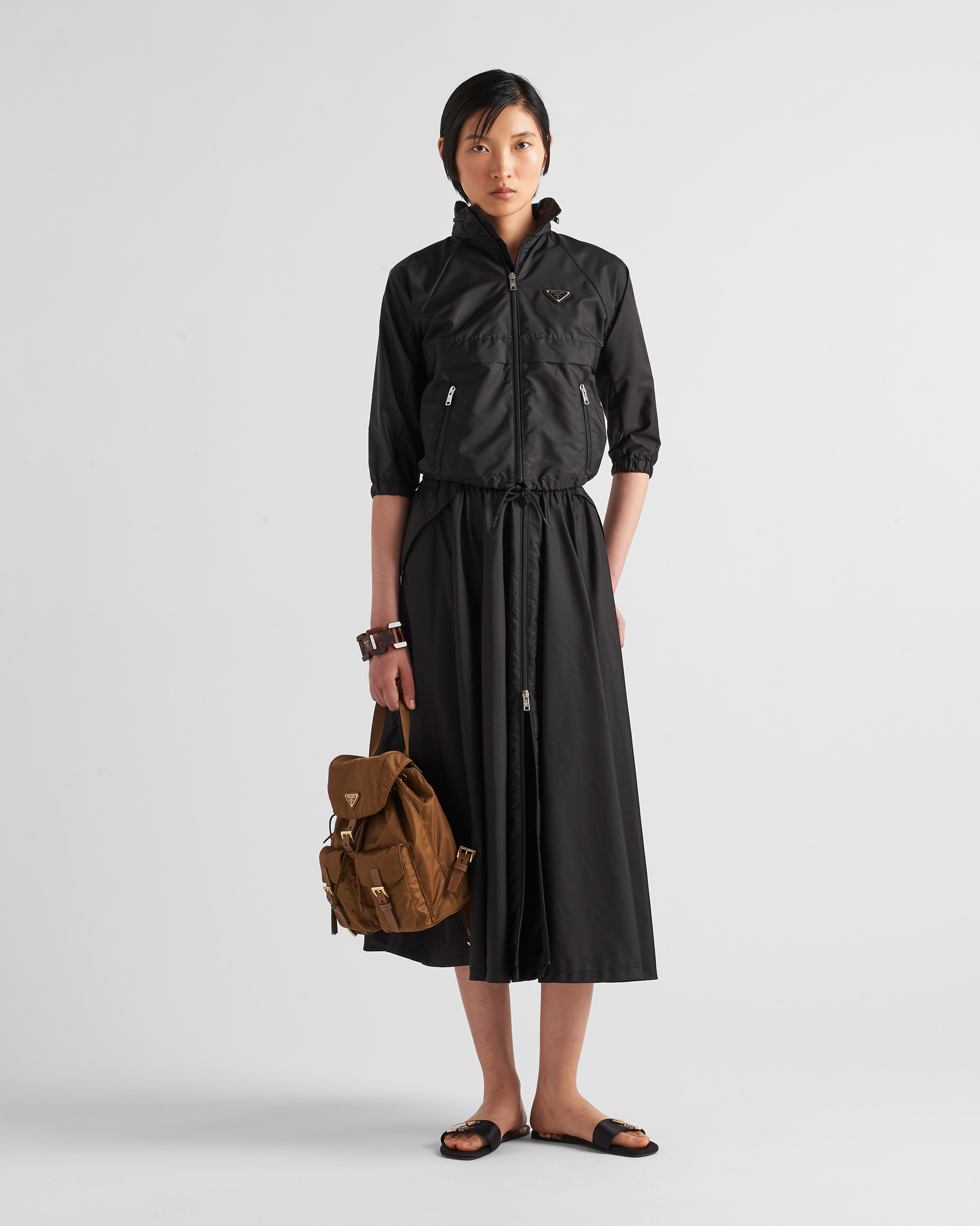 Prada ライト Re-Nylon スカート Light Re-Nylon skirt 関税込 Prada Re-Nylon Pleated Skirt | Saks Fifth Avenue